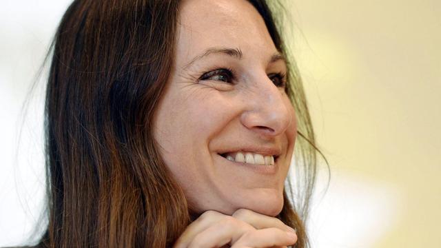 Adèle Thorens, Conseillère Nationale Verte Vaudoise en balade avec Lucile Solari. [Keystone - Walter Bieri]