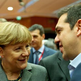 Angela Merkel va rencontrer Alexis Tsipras. [afp - Pool / Anadolu Agency]