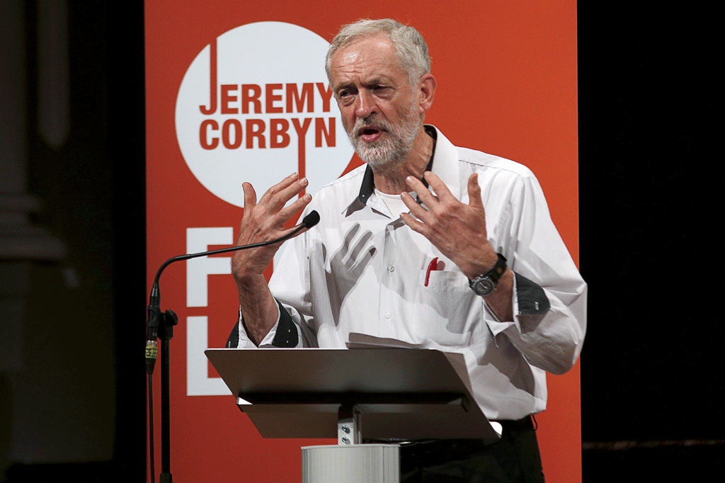 Jeremy Corbyn fait trembler l'Angleterre. [Reuters - Peter Nicholls]