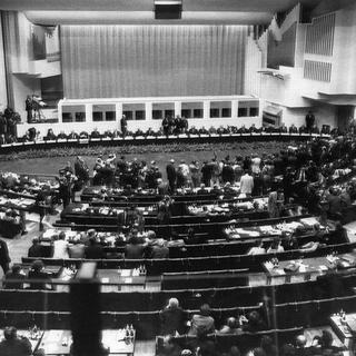 La Conférence d'Helsinki en 1975. [Str/AP Photo/Keystone]