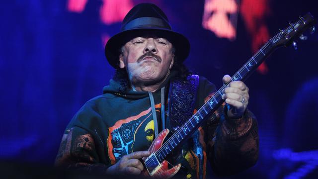 Carlos Santana (ici, à Mexico, 23.03.2015. [AFP - Koral Carballo]