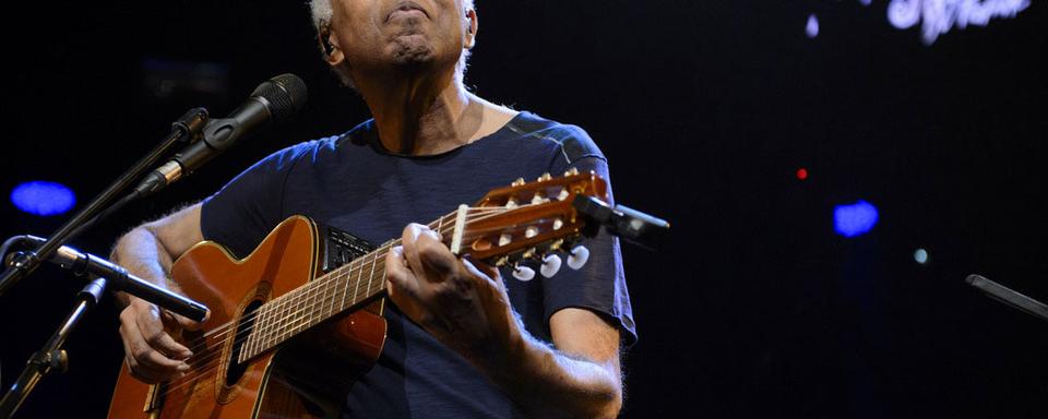 Gilberto Gil au Montreux Jazz Festival 2015. [Keystone - Laurent Gillieron]