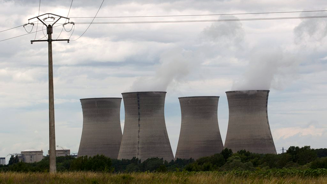 La centrale nucléaire du Bugey à Saint-Vulbas dans l'Ain. [Keystone - Salvatore Di Nolfi]