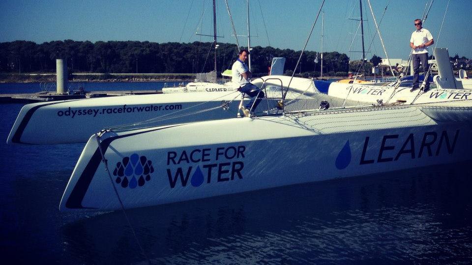 La course "Race For Water" parcourt le monde à travers les océans et travers les cinq continents de déchets flottants. [facebook.com/raceforwaterfoundation]