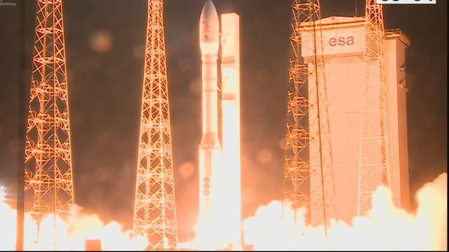 Lancement de la fusée Véga, jeudi 3 décembre 2015, à Kourou en Guyane française.