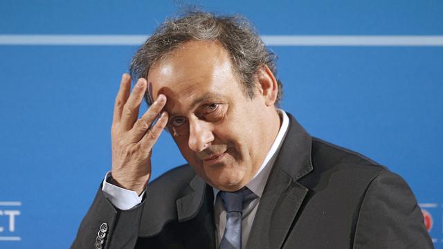 "Tout le monde" à l'UEFA soutient Michel Platini. [Keystone - Lionel Cironneau]