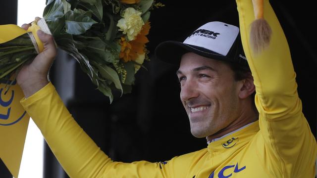 Fabian Cancellara a fini 3e de la 2e étape. [Laurent Cipriani]