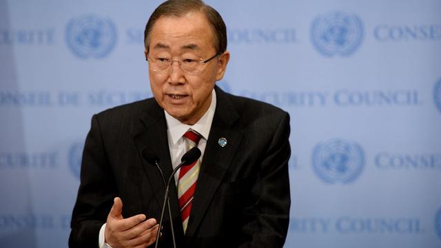 Ban Ki-moon a fait part de sa décision aux pays-membres de la CPI mardi soir. [EPA/JUSTIN LANE]