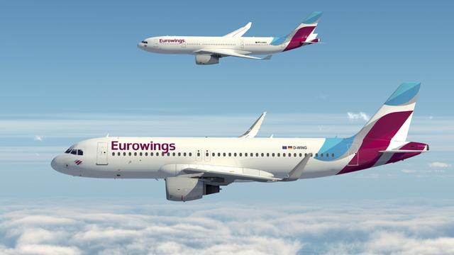 La compagnie low-cost Eurowings. [AFP - Deutsche Lufthansa AG/dpa]