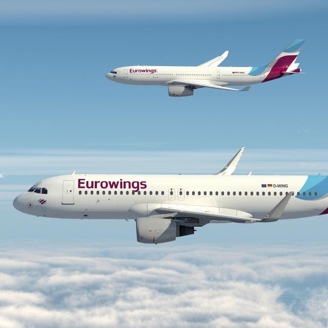 La compagnie low-cost Eurowings. [AFP - Deutsche Lufthansa AG/dpa]