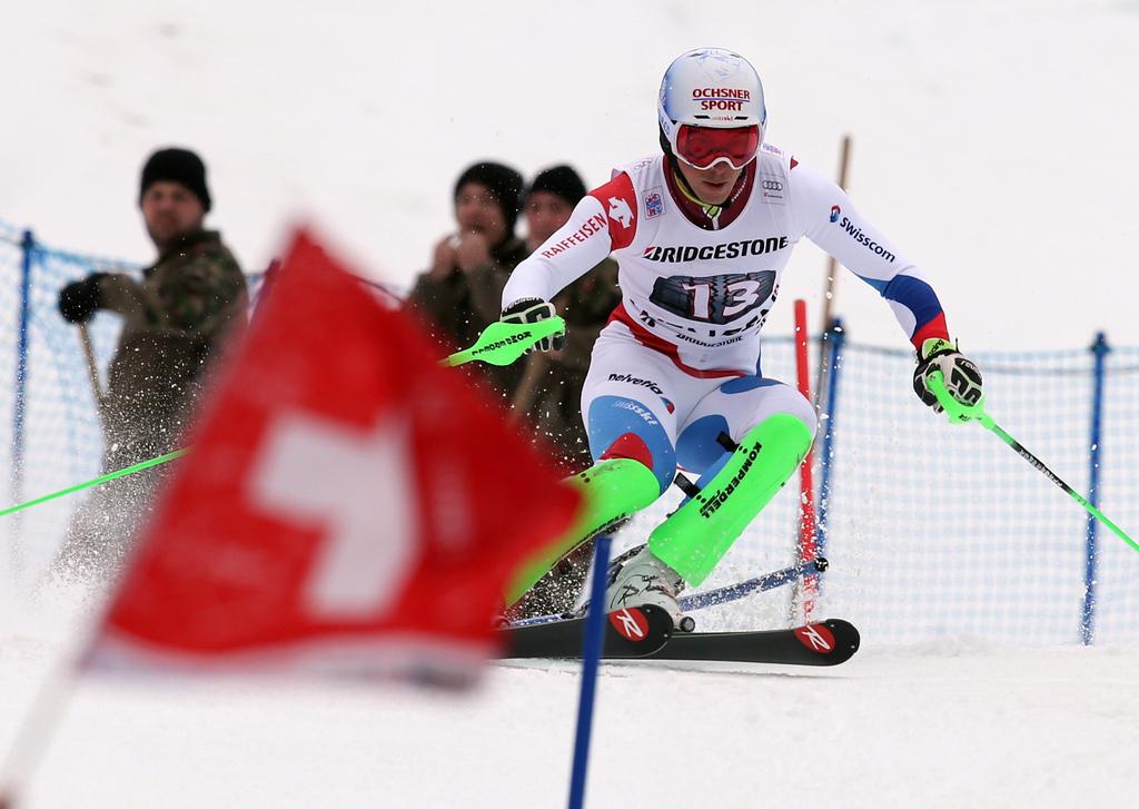 En 2010, Janka a remporté la mythique descente du Lauberhorn. [KEYSTONE - Giovanni Auletta]