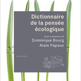 La couverture du livre "Dictionnaire de la pensée écologique" chez PUF. [puf.com]