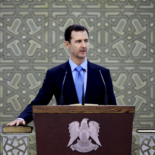 Le régime de Bachar al-Assad assure vouloir trouver une issue à la guerre. [AP/Keystone]