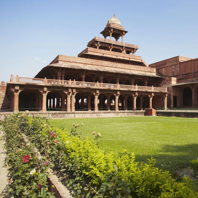 La cité perdue de Fatehpur Sikri, en Uttar Pradesh, en Inde. [AFP - Ian Trower / Robert Harding Premium / Robert Harding]