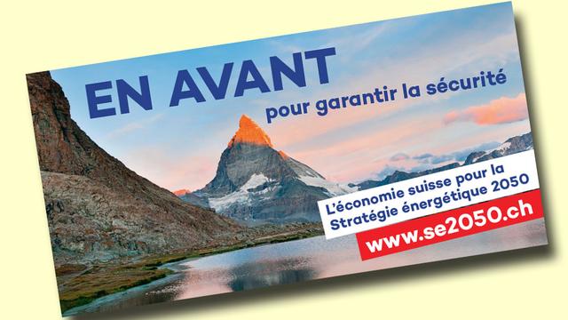 L'alliance considère que la politique énergétique du Conseil fédéral est "une grande chance" pour l'économie. [es2050.ch]