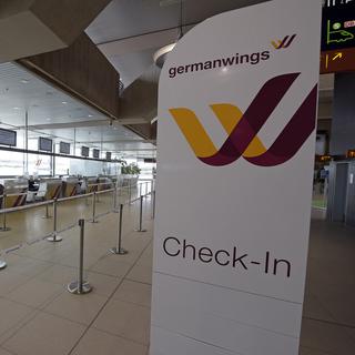 L'avion qui s'est écrasé appartenait à la compagnie Germanwings. [AP Photo/Keystone - Martin Meissner]