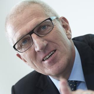 Pierin Vincenz quittera ses fonctions de directeur général de Raiffeisen, le 31 mars 2016. [key - Marcel Bieri]