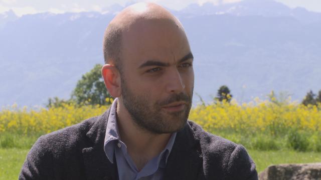 Roberto Saviano était de passage en Suisse à l'occasion du Forum des 100, organisé par l'Hebdo.