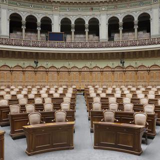 Les parlementaires fédéraux ont délaissé Berne pour un peu de repos - en Suisse ou à l'étranger. [Keystone - Peter Klaunzer]