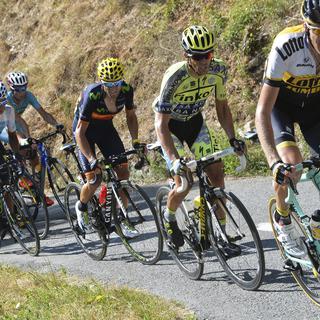 La dernière étape de montagne du Tour de France se dispute ce vendredi entre Saint-Jean-de-Maurienne et La Toussuire [Keystone/AP Photo - Bernard Papon]