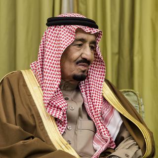 Le roi Salmane d'Arabie saoudite. [AFP / Pool - Yoan Valat]