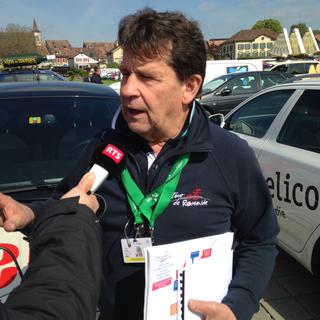 Philippe Rauch, responsable de la sécurité du Tour de Romandie. [RTS - Fabrice Araldi]