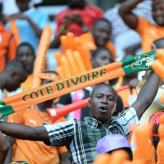 Un supporter ivoirin. [AFP - Khaled Desouki]
