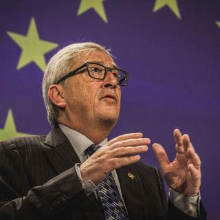 Le président de la Commission européenne, Jean-Claude Junker, et les autres membres de la commission sont réunis depuis midi. [SOOC/AFP - Aris Oikonomnou]
