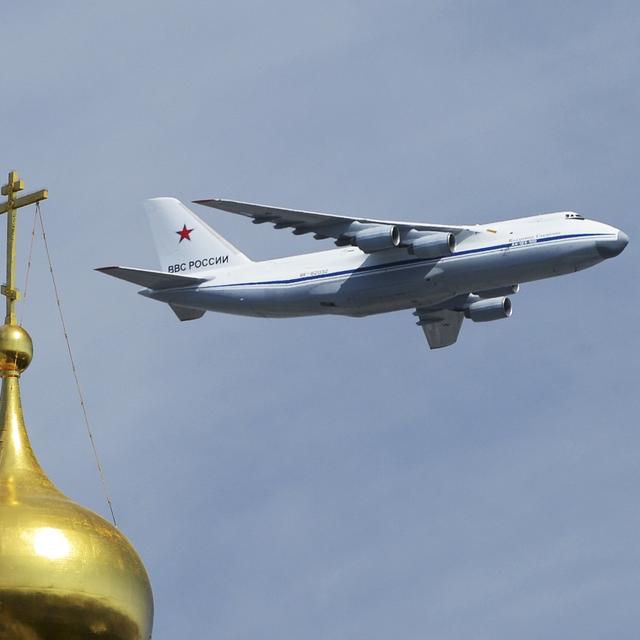 Plusieurs avions russes, à l'instar de l'Antonov An-124, ont atterri en Syrie, selon Washington (photo d'illustration). [RIA Novosti]