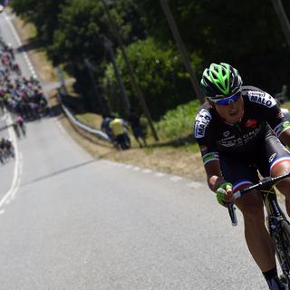 Les coureurs ont attaqué ce mardi le premier sommet du tour, dans les Pyrénées. [AFP - Jeff Pachoud]
