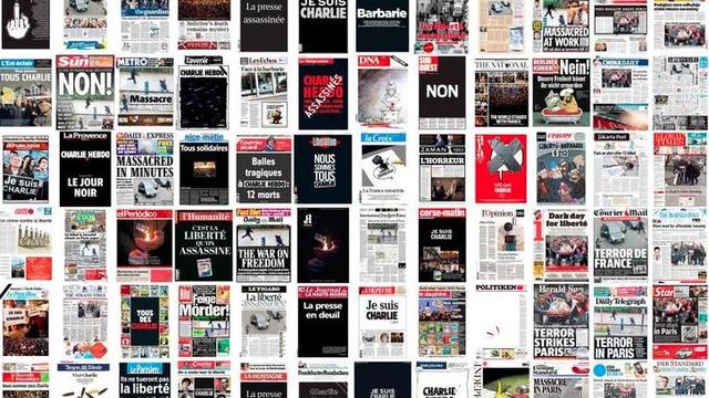 La presse internationale rend un hommage unanime à Chalie Hebdo.