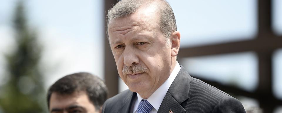 Le président turc Recep Tayyip Erdogan dit vouloir poursuivre "avec détermination" la lutte contre le terrorisme. [Anadolu Agency/Keystone - Berk Ozkan]