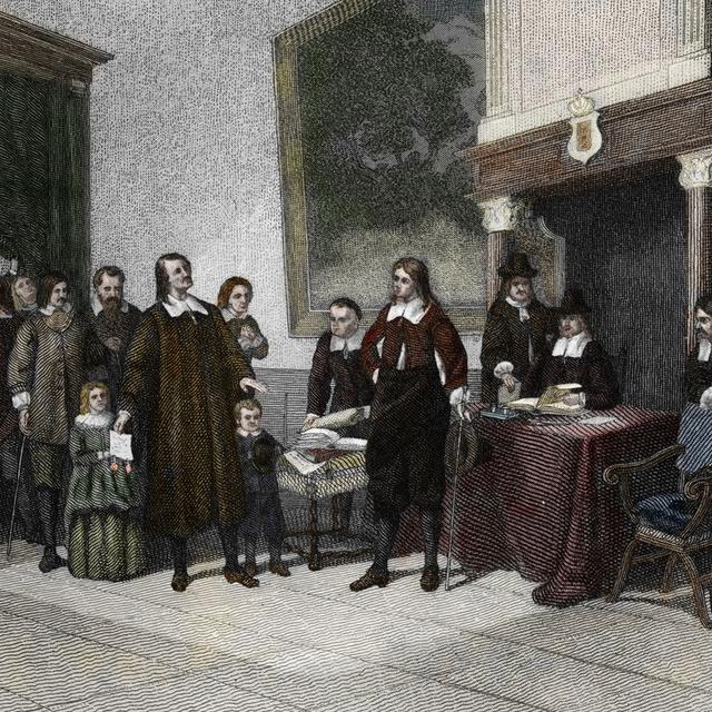 Arrivée des protestants français à Amsterdam fuyant leur pays après la révocation de l'édit de Nantes par le roi Louis XIV en 1685. [AFP - The Holbarn]