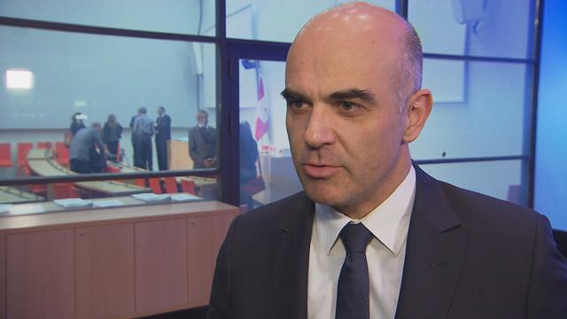 Alain Berset, interviewé mercredi par la RTS