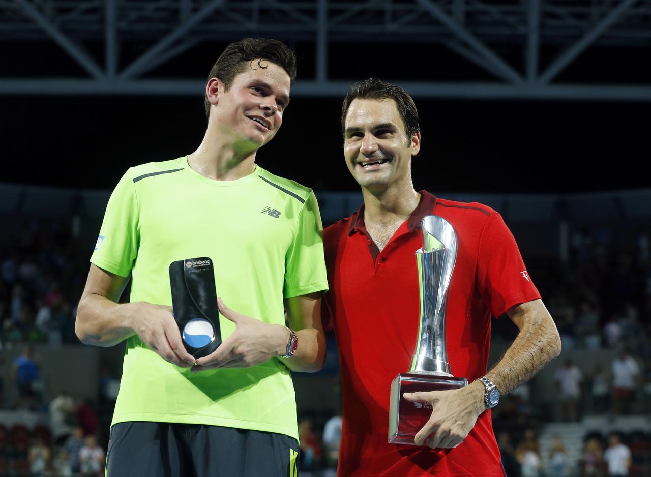 Raonic a battu une seule fois le Bâlois en 9 confrontations. [Reuters - Jason Reed]