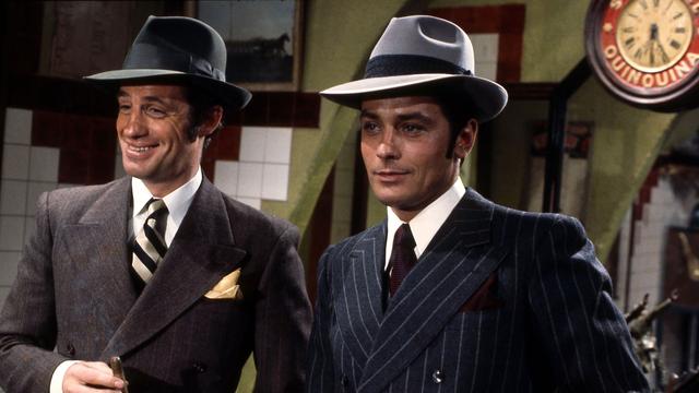 Jean-Paul Belmondo et Alain Delon dans "Borsalino" de Jacques Deray (1970). [Adel Productions / AFP]