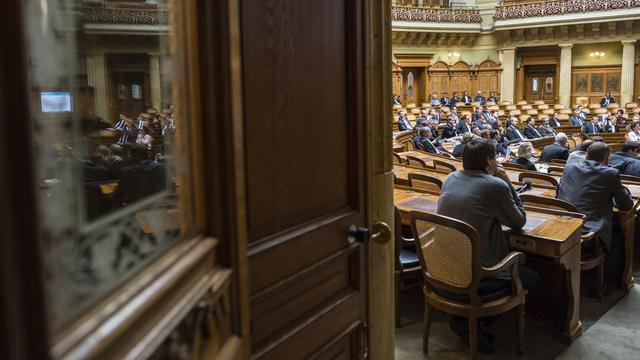 Les nouveaux élus avaient déjà eu droit à une journée d'accueil le 20 novembre. [Keystone - Dominic Steinmann]