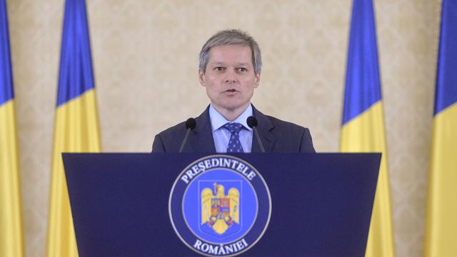 L'ancien commissaire européen à l'Agriculture Dacian Ciolos, le Premier ministre roumain désigné.