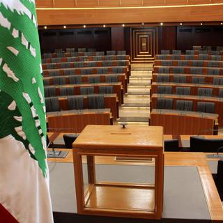 A 23 reprises, le parlement libanais a tenté de réunir le quorum nécessaire pour choisir un président. En vain. [STR/AFP]