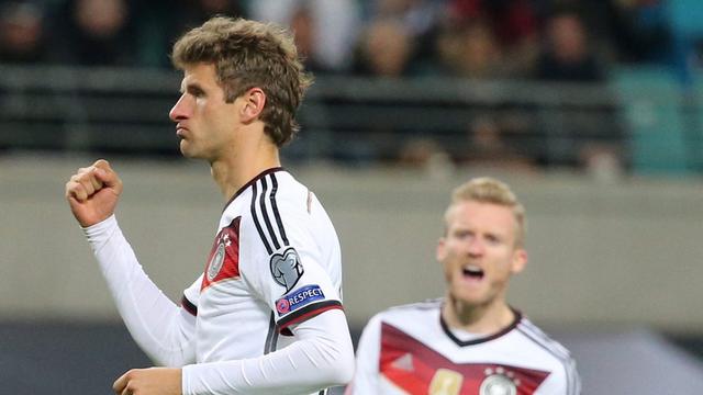 Müller avait ouvert le score pour la "Mannschaft" sur penalty. [Jan Woitas]