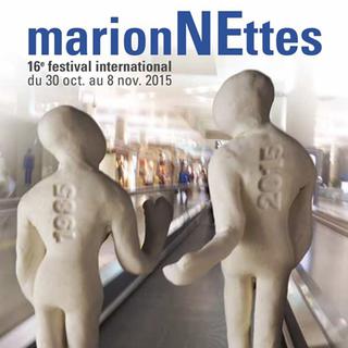 Affiche du 16e Festival Intenational de Marionnettes.