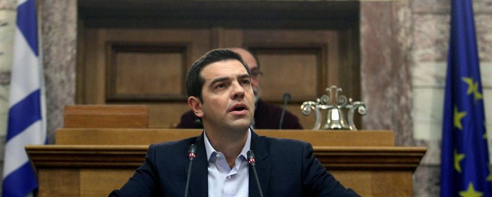 Le nouveau gouvernement, emmené par Alexis Tsipras, s'est engagé à mettre fin aux mesures d'austérité. [EPA/Keystone - Alexandros Vlachos]