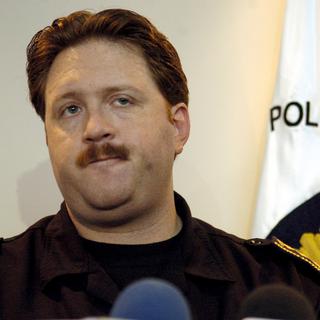 Erwin Sperisen (photographié ici en 2006) avait été condamné à la prison à vie. [EPA/Keystone - Luis Echeverria]