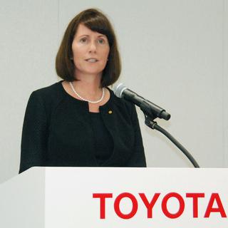 La directrice américaine de Toyota arrêtée au Japon. [key - Tsutomu Agechi/Kyodo News via AP]