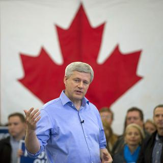 Le premier ministre sortant canadien, Stephen Harper. [The Canadian Press/AP/Keystone - Jonathan Hayward]