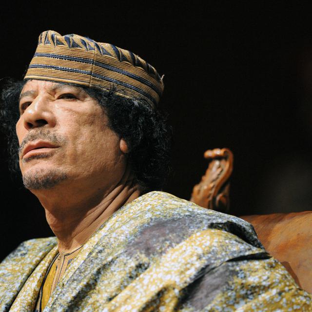 L'homme d'Etat libyen Mouammar Kadhafi (1942-2011). [AFP - Christophe Simon]