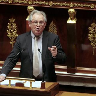 Le député socialiste Jean-Yves Le Deaut mardi lors du débat sur la fin de vie à l'Assemblée nationale. [AFP - Jacques Demarthon]