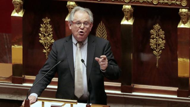 Le député socialiste Jean-Yves Le Deaut mardi lors du débat sur la fin de vie à l'Assemblée nationale. [AFP - Jacques Demarthon]