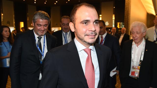 Le prince Ali bin Al Hussein est désormais le seul rival de Sepp Blatter. [AFP - William West]