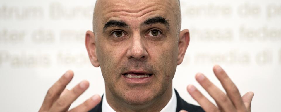 Les Conseil des Etats empoigne le projet d'Alain Berset sur les retraites. [Keystone - Peter Schneider]